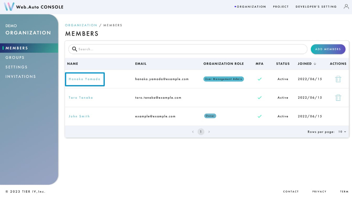 Web.Auto Documentation
